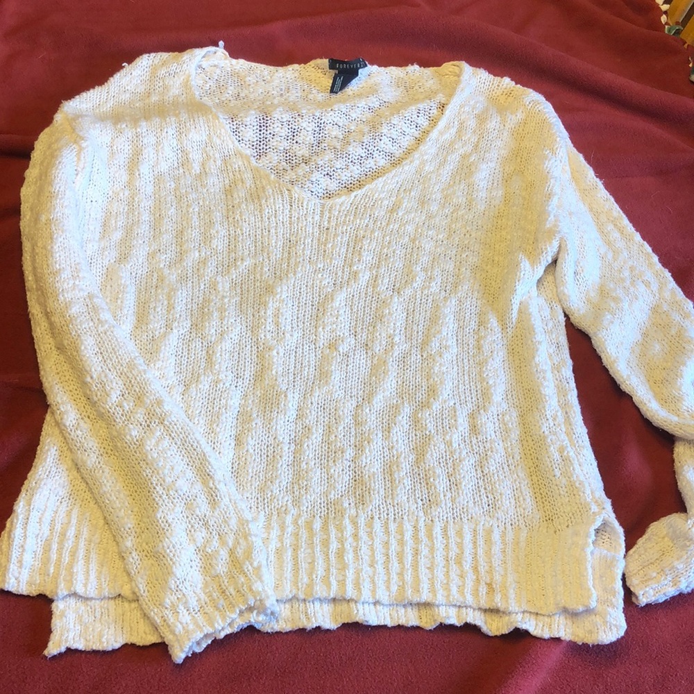 White sweater